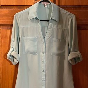 Express Portofino Button Up Blouse - Size S